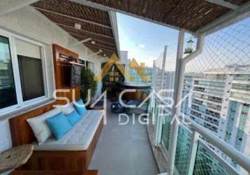 Cobertura com 2 quartos à venda na rua jacarandás da península, barra da tijuca, rio de janeiro, 117 m2 por r$ 1.890.000