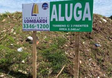 Terreno para alugar, 2346.00 m2 por r$4000.00  - sitio cercado - curitiba/pr