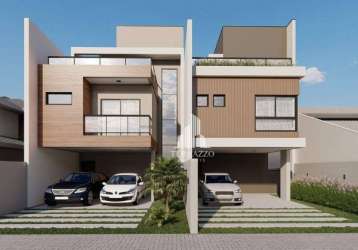 Sobrado com 3 dormitórios à venda, 155 m² por r$ 990.000,00 - costeira - são josé dos pinhais/pr