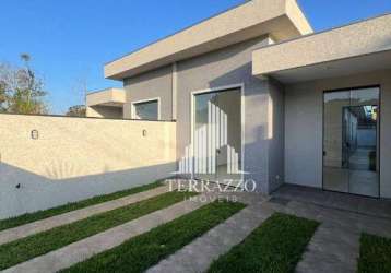 Casa com 3 dormitórios à venda, 95 m² por r$ 550.000,00 - nereidas 2 - guaratuba/pr