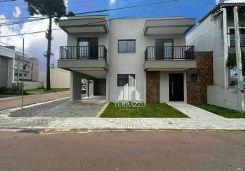 Sobrado com 3 dormitórios à venda, 144 m² por r$ 969.000,00 - afonso pena - são josé dos pinhais/pr