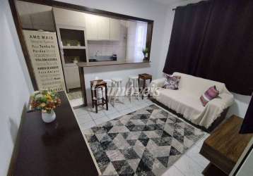 Apartamento para locação anual, 40 m², mobiliado, 01 quarto, 01 vaga de garagem, residencial leonardo da vinci, no centro de itajaí-sc