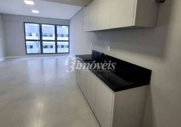 Apartamento para locação anual, studio com 35 m², semimobiliado, no centro de itajaí-sc