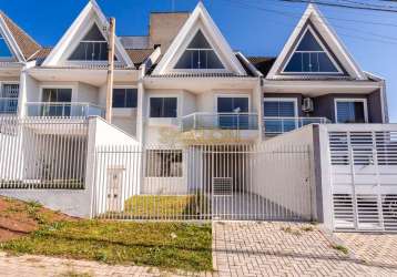 Casa com 3 quartos à venda na rua roberto senna, 280, novo mundo, curitiba, 147 m2 por r$ 787.000