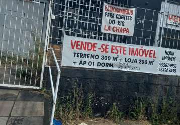 Casa e terreno de 300m2 comercial 250m2 precisando reparos