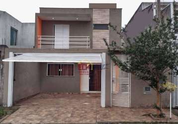 Sobrado com 3 dormitórios à venda, 130 m² por r$ 610.000,00 - jundiapeba - mogi das cruzes/sp