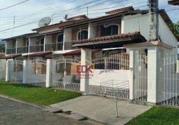 Sobrado com 2 dormitórios à venda, 80 m² por r$ 450.000 - martim de sá - caraguatatuba/sp