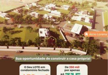 Terreno à venda, 432 m² por r$ 347.000,00 - vila são roque - lorena/sp