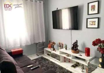 Apartamento com 2 dormitórios à venda, 60 m² por r$ 255.000,00 - parque são luís - taubaté/sp