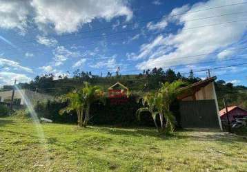 Chácara com 2 dormitórios à venda, 650 m² por r$ 250.000,00 - zona rural - paraibuna/sp