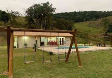 Chácara com 2 dormitórios à venda, 2100 m² por r$ 590.000,00 - altos da vila paiva - são josé dos campos/sp