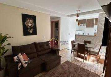 Apartamento com 2 dormitórios à venda, 40 m² por r$ 244.000 - vila nova aliana - jacareí/sp