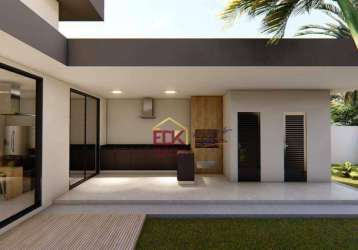 Casa com 3 dormitórios à venda, 250 m² por r$ 1.324.000,00 - condomínio residencial ecopark bourbon  - caçapava/sp