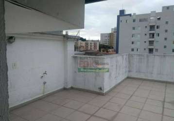 Cobertura com 3 dormitórios à venda, 160 m² por r$ 360.000,00 - centro - taubaté/sp