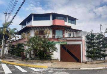 Sobrado com 3 dormitórios à venda, 349 m² por r$ 1.380.000 - jardim dos ipês - suzano/sp