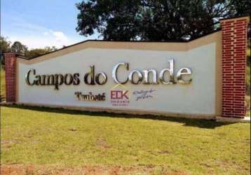 Terreno à venda, 630 m² por r$ 270.000,00 - campos do conde taubaté - taubaté/sp