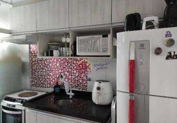 Apartamento com 2 dormitórios à venda, 45 m² por r$ 260.000 - taboão - são bernardo do campo/sp