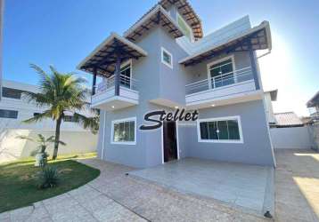 Casa com 4 dormitórios à venda, 180 m² por r$ 780.000,00 - jardim bela vista - rio das ostras/rj