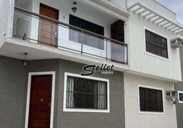 Casa com 2 dormitórios à venda, 80 m² por r$ 345.000,00 - costazul - rio das ostras/rj