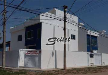 Casa com 2 dormitórios à venda, 80 m² por r$ 310.000,00 - jardim bela vista - rio das ostras/rj