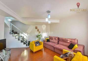 Sobrado com 2 dormitórios à venda, 124 m² por r$ 549.900,00 - uberaba - curitiba/pr