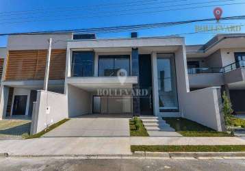 Casa nova no residencial tenerife, com 4 suítes à venda, 270 m² por r$ 2.174.900 - afonso pena - são josé dos pinhais/pr