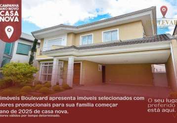 Casa mobiliada no boulevard, com 4 dormitórios à venda, 288 m² por r$ 2.650.000 - uberaba - curitiba/pr