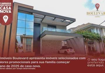 Casa nova mobiliada no residencial boulevard, com 4 suítes à venda, 387 m² por r$ 4.430.000 - uberaba - curitiba/pr