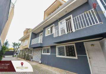 Sobrado no the saint paul village com 3 dormitórios à venda, 180 m² por r$ 579.000 - uberaba - curitiba/pr