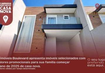 Sobrado de rua, semi-mobiliado, com 3 dormitórios à venda, 129 m² por r$ 659.900 - estância pinhais - pinhais/pr