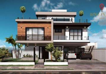 Casa de esquina no residencial villafranca di verona, com 4 dormitórios à venda, 201 m² por r$ 1.350.000 - boa vista - curitiba/pr