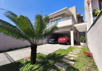 Casa com quintal, edícula e 3 dormitórios à venda, 224 m² por r$ 1.590.000 - uberaba - curitiba/pr