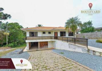 Casa com área verde e 3 dormitórios à venda, 170 m² por r$ 2.499.000 - embu - colombo/pr