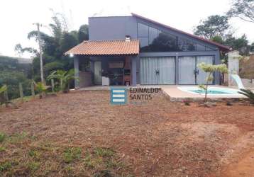 Granja com casa de 3/4, piscina e área gourmet r$ 480.000 - barreira do triunfo - juiz de fora/mg