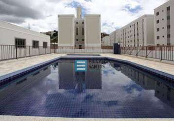 Apartamento com 2 dormitórios à venda, 45 m² por r$ 159.000,00 - industrial - juiz de fora/mg