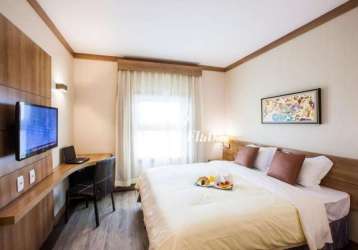 Flat disponível para venda no hotel intercity vinhedo, com 20m², 1 dormitório e 1 vaga