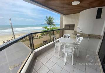 Apartamento frente mar 4 quartos em meia praia  -  itapema