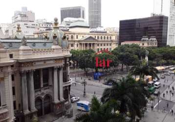 Sala comercial com 3 salas para alugar na avenida treze de maio, centro, rio de janeiro, 85 m2 por r$ 1.200