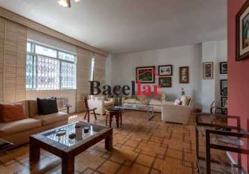 Apartamento com 4 quartos para alugar na rua uruguai, tijuca, rio de janeiro, 180 m2 por r$ 5.000