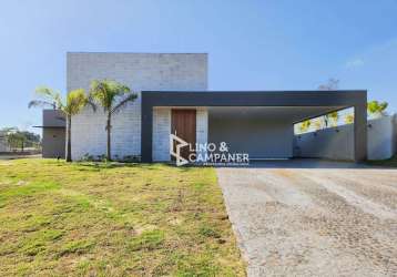 Casa com 4 dormitórios à venda, 441 m² por r$ 3.980.000 - condominio estancia santa paula - londrina/pr