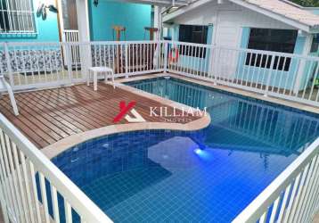 Casa com piscina e edícula à venda no bairro ingleses norte - florianópolis/sc