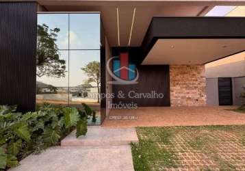 Casa térrea de alto padrão à venda em alphaville – 4 suítes, piscina, varanda gourmet, ribeirão preto