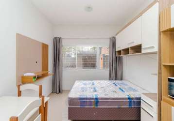 Apartamento com 1 quarto para alugar na rua aristides teixeira, 135, centro cívico, curitiba, 21 m2 por r$ 1.500