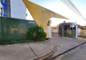 Apartamento para aluguel, condomínio solaris residence ii no bairro cidade nova, teresina/pi