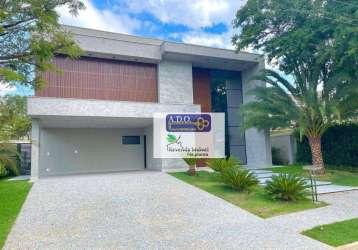 Casa com 4 dormitórios à venda, 468 m² por r$ 7.900.000 - alphaville - campinas/sp