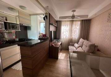 Apartamento com 2 dormitórios à venda, 47 m² por r$ 274.900,00 - loteamento parque são martinho - campinas/sp