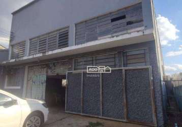 Barracão para alugar, 400 m² por r$ 6.688/mês - vila industrial - campinas/sp