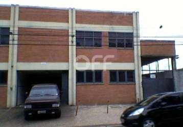 Barracão / galpão / depósito à venda na luiz otávio, 2565, mansões santo antônio, campinas, 1500 m2 por r$ 5.300.000