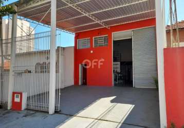 Barracão / galpão / depósito à venda na avenida doutor carlos de campos, 956, vila industrial, campinas, 227 m2 por r$ 1.100.000