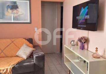 Apartamento com 2 quartos à venda na avenida engenheiro antônio francisco de paula souza, 3007, jardim são vicente, campinas, 57 m2 por r$ 205.000